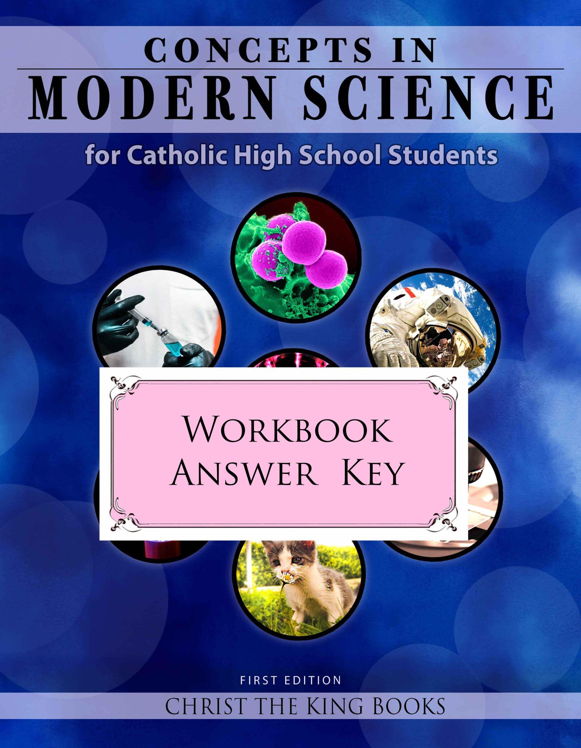 Concepts in Science - WORKBOOK ANSWER KEY