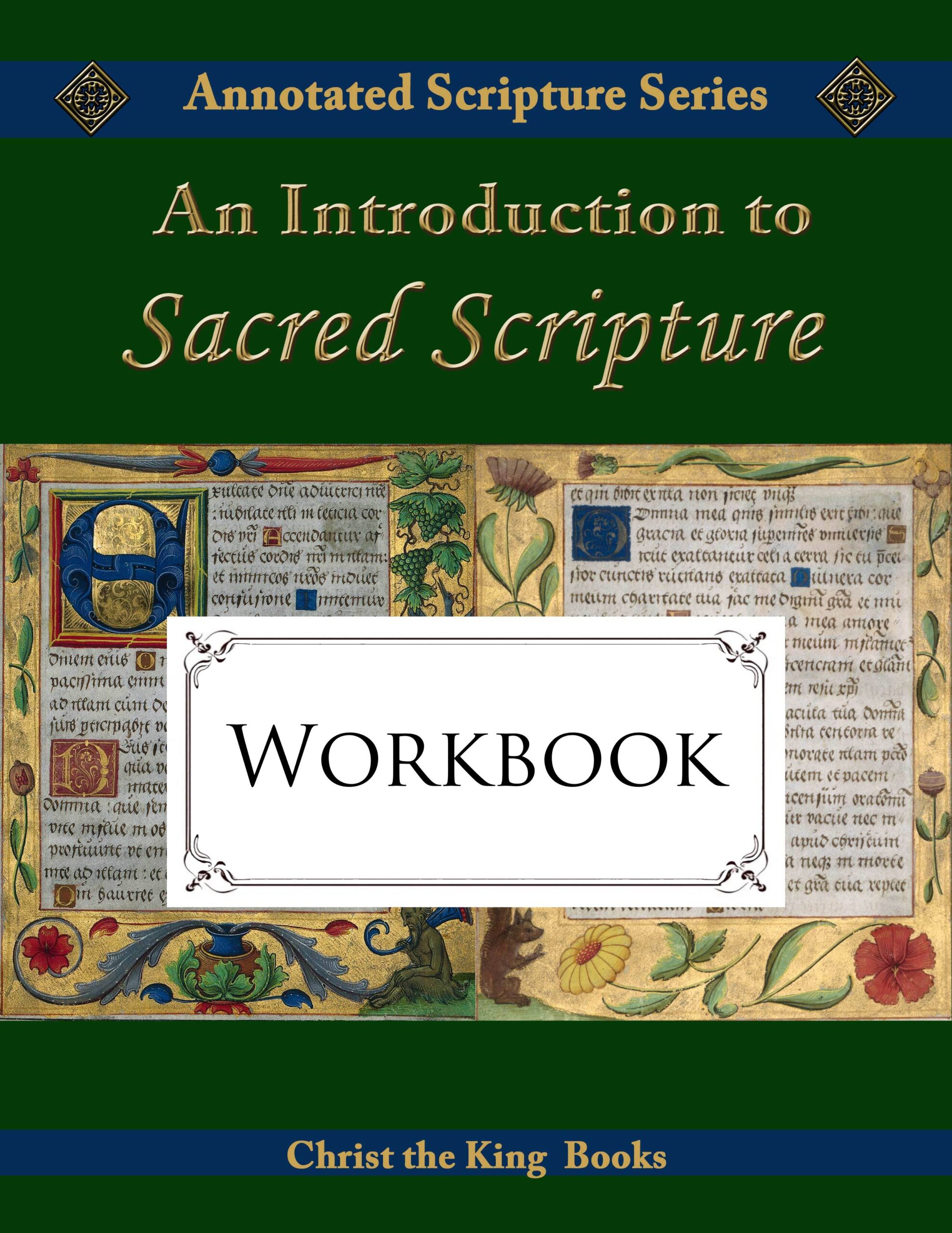 Introduction to Sacred Scripture - WORKBOOK