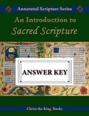 Image for Introduction to Sacred Scripture - WORKBOOK ANSWER KEY