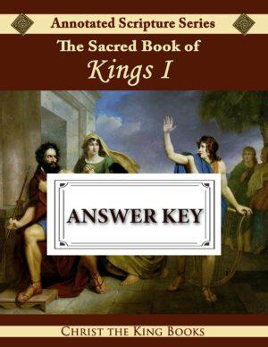 Image for Annotated Sacred Book of Kings-1 - WORKBOOK ANSWER KEY