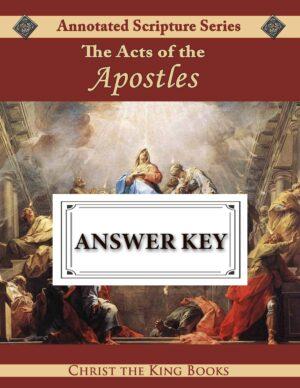 Image for Annotated Acts of the Apostles - WORKBOOK ANSWER KEY