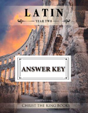 Image for Traditional Catholic Latin – Level Two - WORKBOOK ANSWER KEY