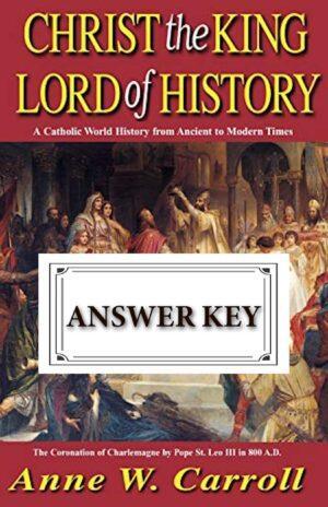 Christ the King, Lord of History – TESTS ANSWER KEY