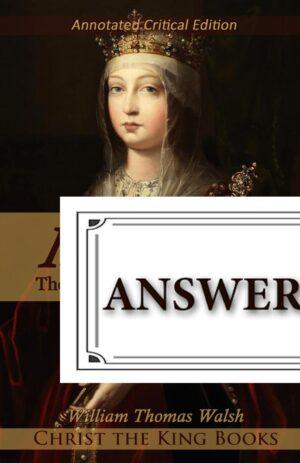 Image for Isabella, The Last Crusader (Annotated) - WORKBOOK ANSWER KEY