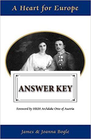 Image for A Heart for Europe - WORKBOOK ANSWER KEY