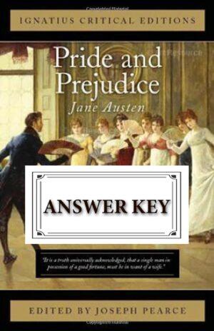 Image for Pride and Prejudice - WORKBOOK ANSWER KEY